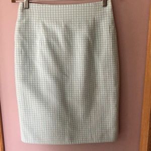 Tahari Arthur S. Levine Polka-Dot Pencil Skirt